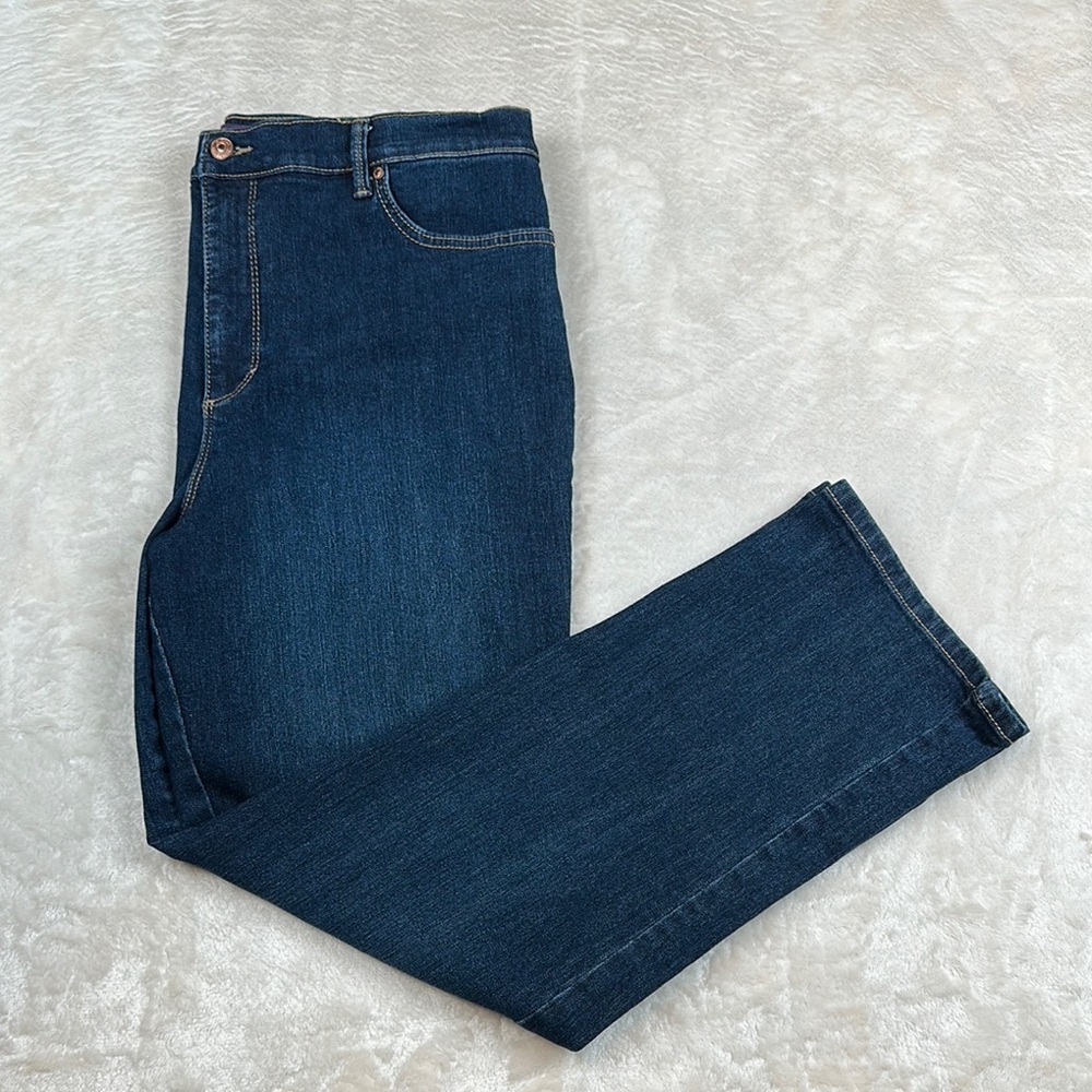 Gloria Vanderbilt Blue Straight Leg Jeans Premium Denim "Amanda"